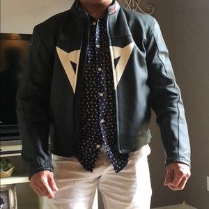 Dainese Italian leather motorcycle jacket